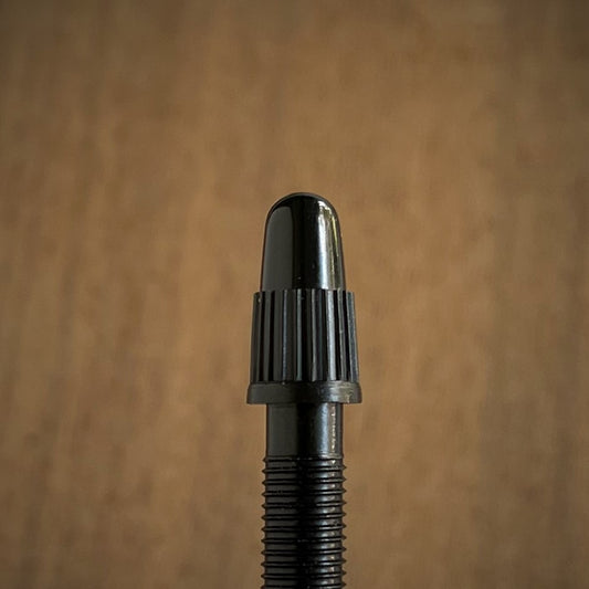 Black - Original BCM Plastic Colored Presta Valve Cap / Dust Caps / 4 or 12 Pack