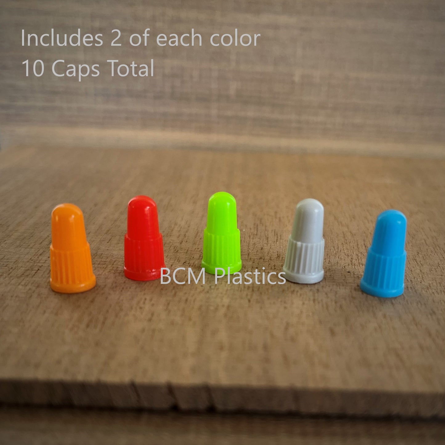 The Grombo (10PCS) - BCM Plastic Colored Presta Valve Caps / Presta Cap / Dust Caps