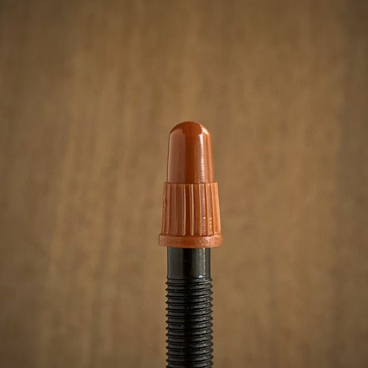 Espresso - Original BCM Plastic Colored Presta Valve Cap / Dust Caps / 4 or 12 Pack