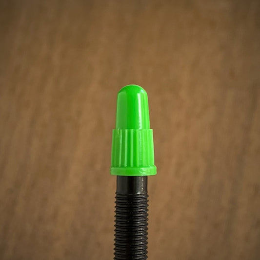 Kelly Green - Original BCM Plastic Colored Presta Valve Cap / Dust Caps / 4 or 12 Pack