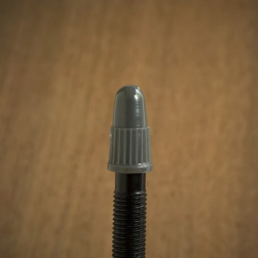 Dark Gray - Original BCM Plastic Colored Presta Valve Cap / Dust Caps / 4 or 12 Pack