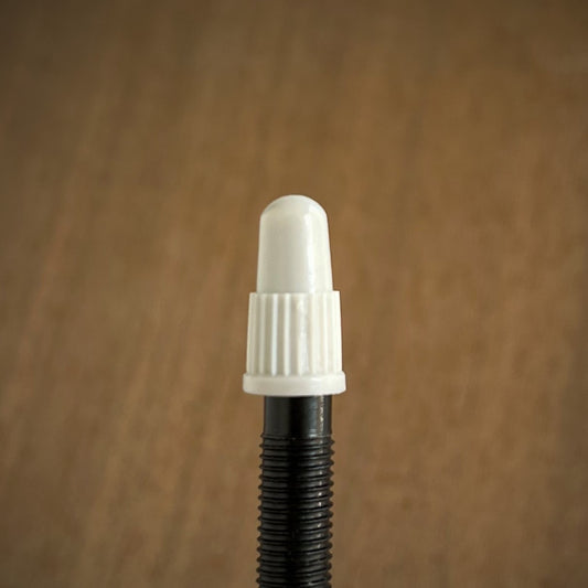 Light Gray - Original BCM Plastic Colored Presta Valve Cap / Dust Caps / 4 or 12 Pack