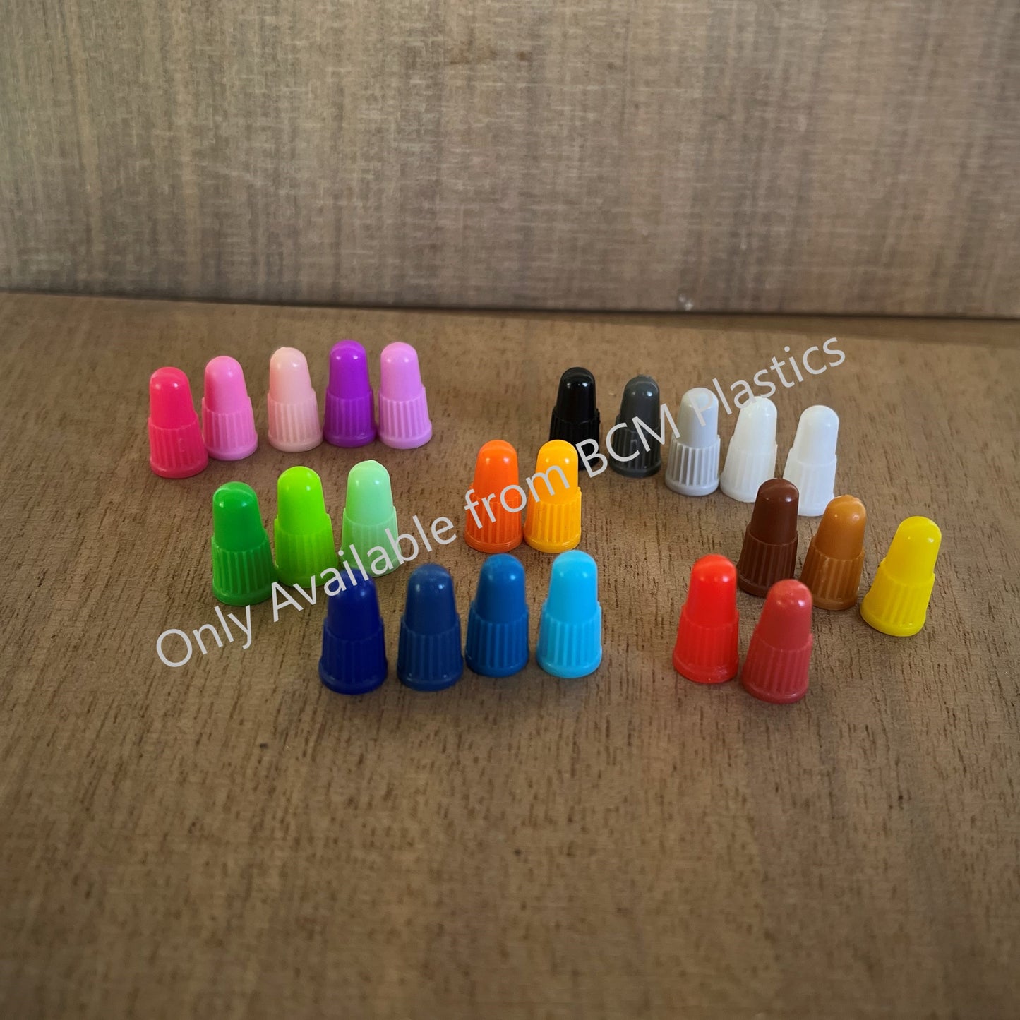 The Full Spectrum Combo - (48 Pcs) BCM Plastic Colored Presta Valve Caps / Presta Cap / Dust Caps