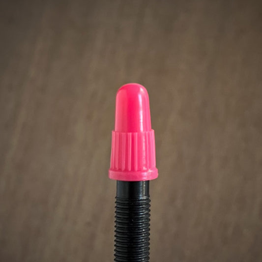 RAD Pink - Original BCM Plastic Colored Presta Valve Cap / Dust Caps / 4 or 12 Pack