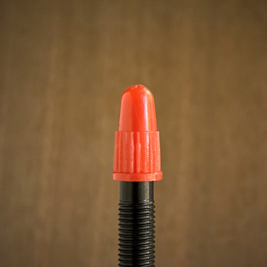 Rose Red - Original BCM Plastic Colored Presta Valve Cap / Dust Caps / 4 or 12 Pack
